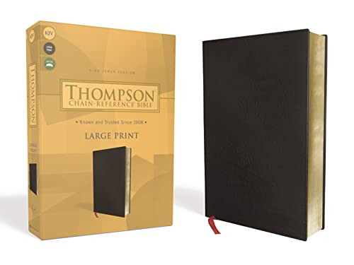 KJV Thompson Chain-Reference Bible Large Print Bonded Leather
