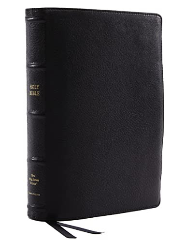 NKJV Reference Bible Wide Margin Large Print Premium Goatskin