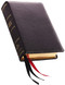 NKJV Single-Column Reference Bible Premium Goatskin Leather
