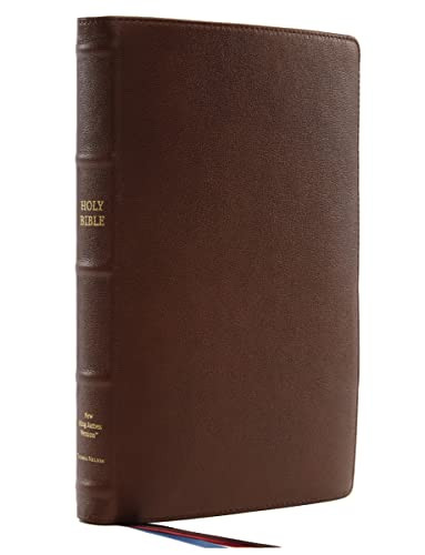 NKJV Thinline Reference Bible Large Print Premium Goatskin