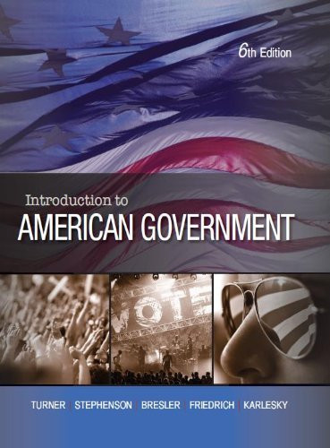 Introduction To American Government By Charles C. Turner - American ...