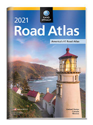 Rand McNally 2021 Road Atlas with Protective Vinyl Cover