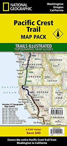 Pacific Crest Trail Map Pack Bundle