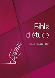 Bible d'etude Semeur nouvelle edition. Couverture rigide rouge tranche blanche