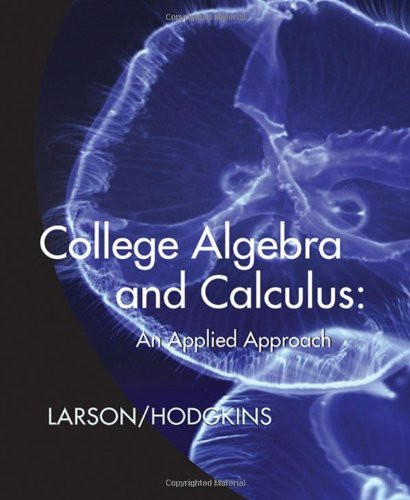 College Algebra And Calculus