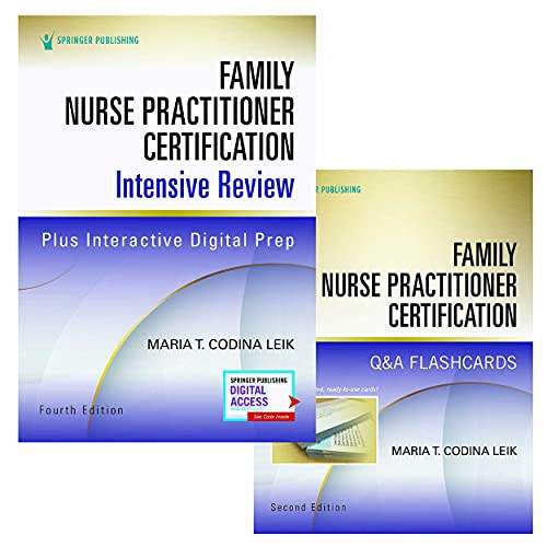 Family Nurse Practitioner Certification Intensive Review  Includes Q&A Flashcards Set and Interactive Digital Prep Comprehensive Nursing Exam Prep