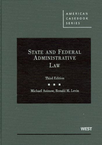 State And Federal Administrative Law