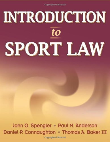 Introduction To Sport Law