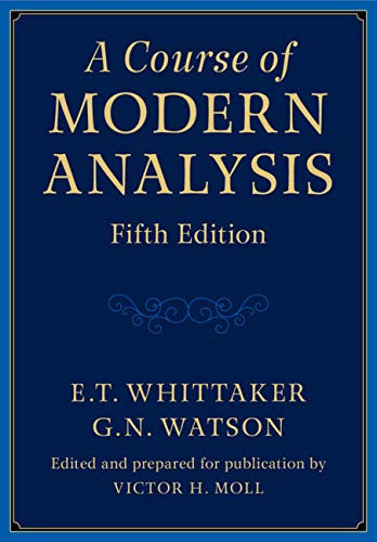 Course of Modern Analysis