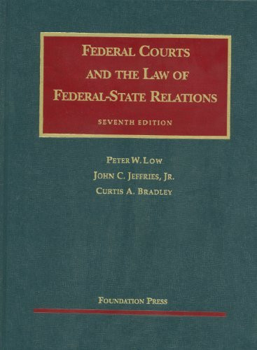 Federal Courts And The Law Of Federal-State Relations