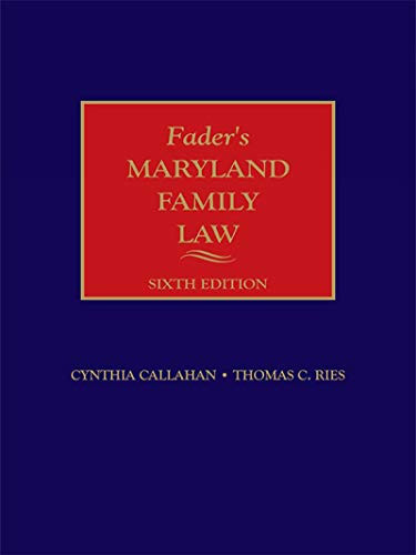Fader's Maryland Family Law