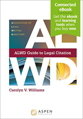 ALWD Guide to Legal Citation Connected eBook