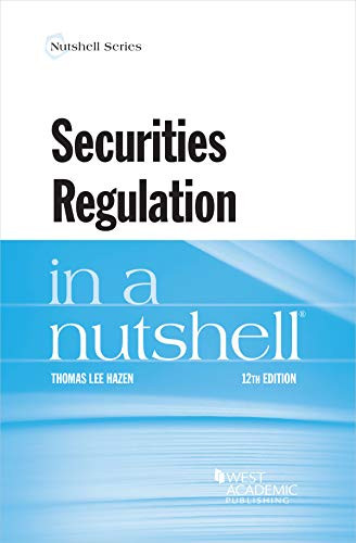 Securities Regulation in a Nutshell (Nutshells)