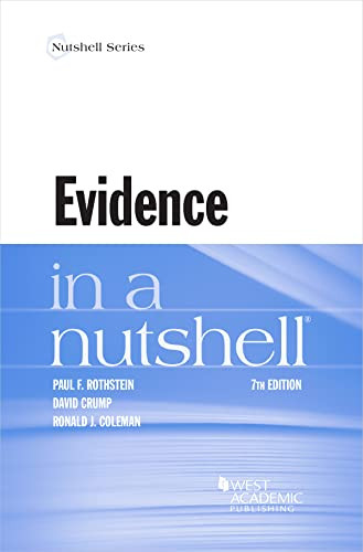 Evidence in a Nutshell (Nutshells)