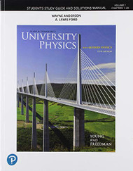 Student Study Guide and Solutions Manual for University Physics Vol. 1