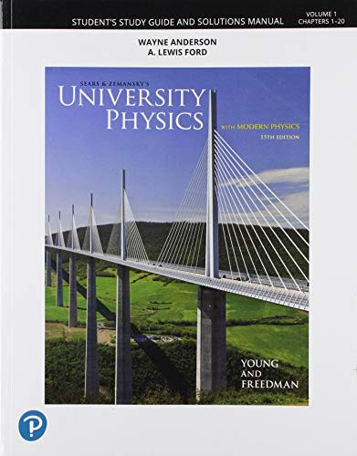 Student Study Guide and Solutions Manual for University Physics Vol. 1