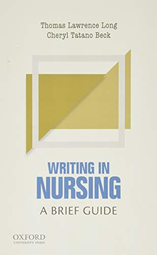 Writing in Nursing: A Brief Guide