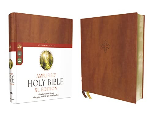 Amplified Holy Bible XL Edition Leathersoft Brown