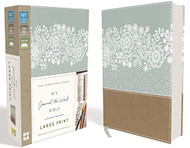 NIV Journal the Word Bible Large Print Leathersoft Teal/Tan