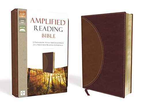 Amplified Reading Bible Leathersoft Brown