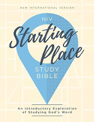 NIV Starting Place Study BibleTan Comfort Print