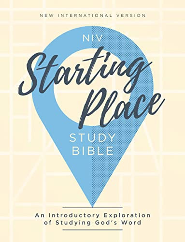 NIV Starting Place Study BibleTan Comfort Print