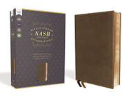 NASB Single-Column Reference Bible Wide Margin Leathersoft