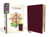 NRSV Thinline Bible Bonded Leather Burgundy Comfort Print