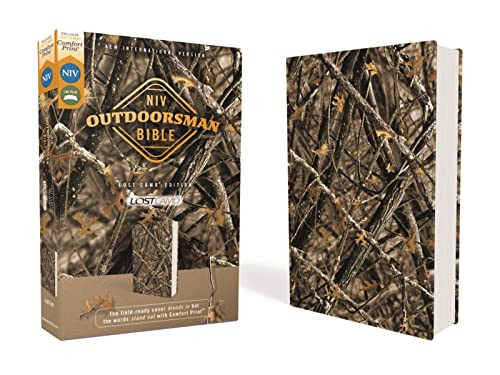 NIV Outdoorsman Bible Lost Camo Edition Leathersoft Red Letter Comfort Print