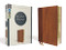 NIV Giant Print Compact Bible Leathersoft Brown Red Letter Comfort Print