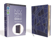 NIV Premium Gift Bible Youth Edition Leathersoft Blue Red