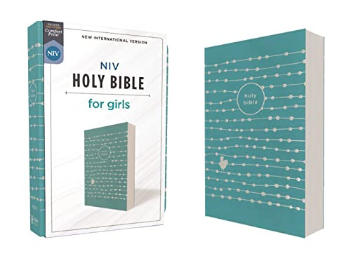 NIV Holy Bible for Girls Soft Touch Edition Leathersoft Teal Comfort Print