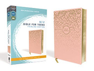 NIV Bible for Teens Thinline Edition Leathersoft Pink Red