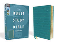 NIV Quest Study Bible Personal Size Leathersoft Teal Comfort Print