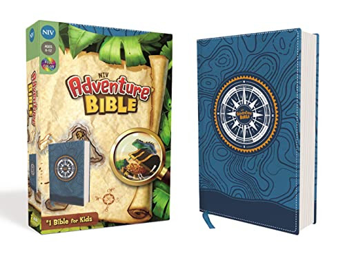 NIV Adventure Bible Leathersoft Blue Full Color