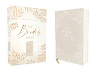 NIV Bride's Bible Cloth over Board Cream Red Letter Comfort Print