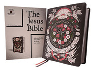 Jesus Bible Artist Edition NIV Leathersoft Gray Floral Comfort Print