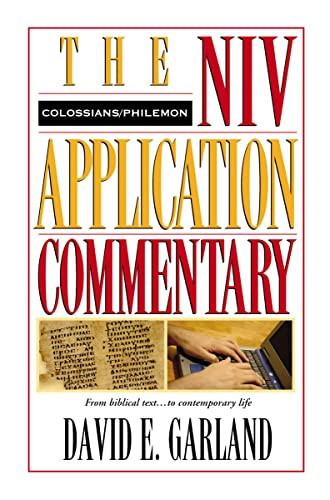 Colossians Philemon (NIV Application Commentary)