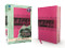 NIV Bible for Teen Girls Leathersoft Pink Printed Page Edges