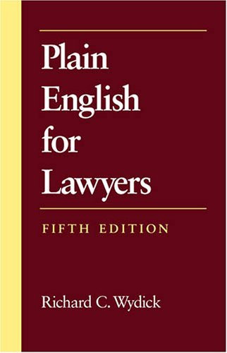 Plain English For Lawyers