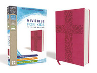 NIV Bible for Kids Large Print Leathersoft Pink Red Letter Comfort Print