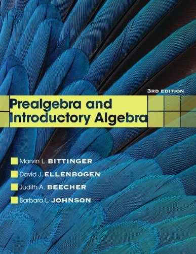 Prealgebra And Introductory Algebra