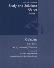 Calculus Study And Solutions Guide Volume 2