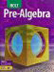 Holt Pre-Algebra