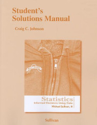 Student's Solutions Manual For Statistics