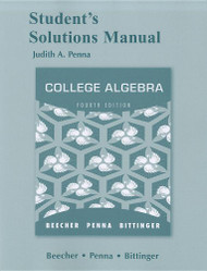 Student Solutions Manual For College Algebra