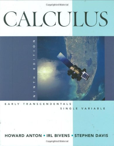 Calculus Early Transcendentals Single Variable