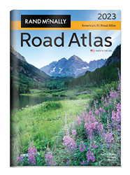 Rand McNally 2023 Road Atlas with Protective Vinyl Cover