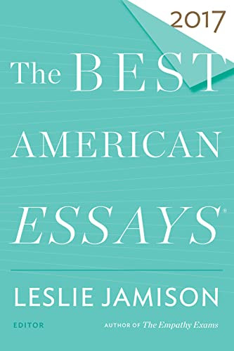 Best American Essays 2017