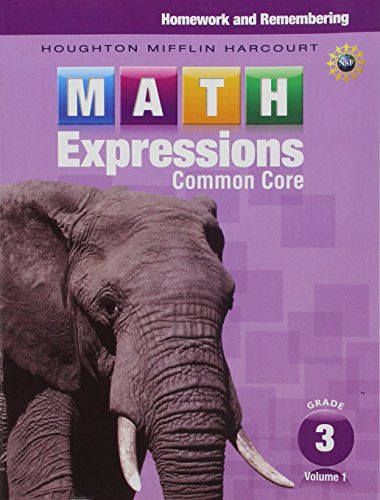 Homework & Remembering Volume 1 Grade 3 (Math Expressions)